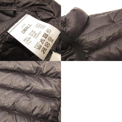 [Used] Leather Jacket Inner Down Down Jacket Black Size: S