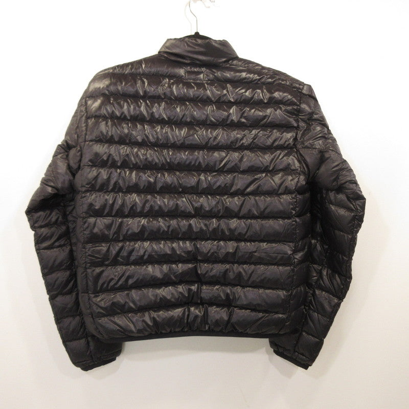 [Used] Leather Jacket Inner Down Down Jacket Black Size: S