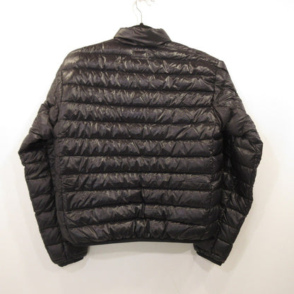 [Used] Leather Jacket Inner Down Down Jacket Black Size: S