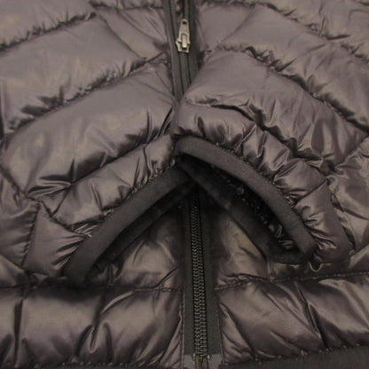 [Used] Leather Jacket Inner Down Down Jacket Black Size: S