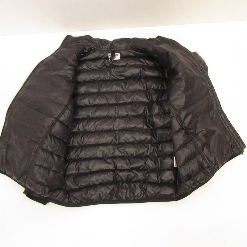 [Used] Leather Jacket Inner Down Down Jacket Black Size: S