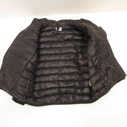 [Used] Leather Jacket Inner Down Down Jacket Black Size: S
