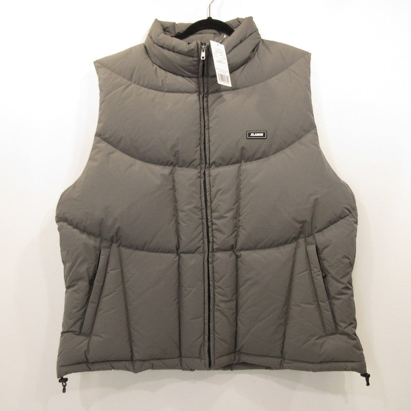 X-LARGE | X-LARGE PANELED DOWN VEST 101244021010 Gray Size: XL
