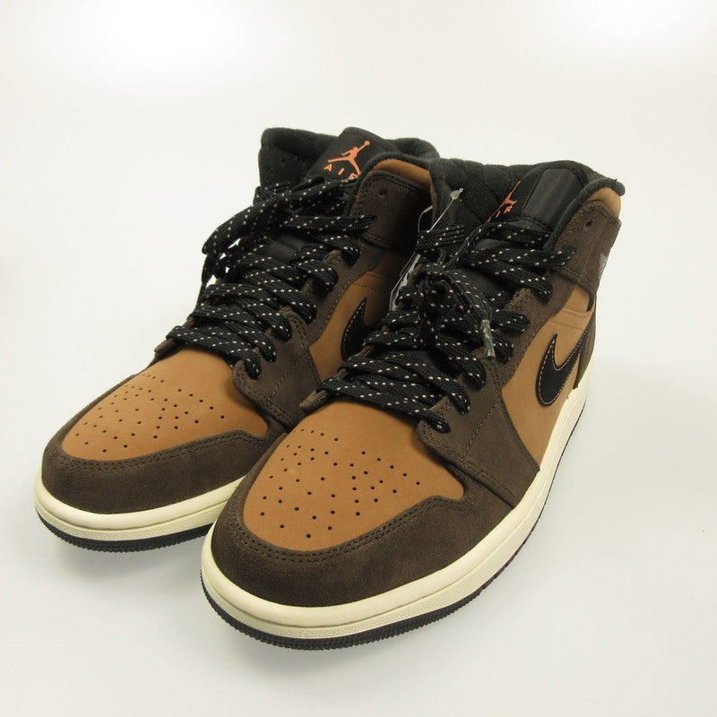 NIKE | Nike AIR JORDAN 1 MID SE DARK CHOCOLATE Sneakers DC7294-200 Brown 27.5cm