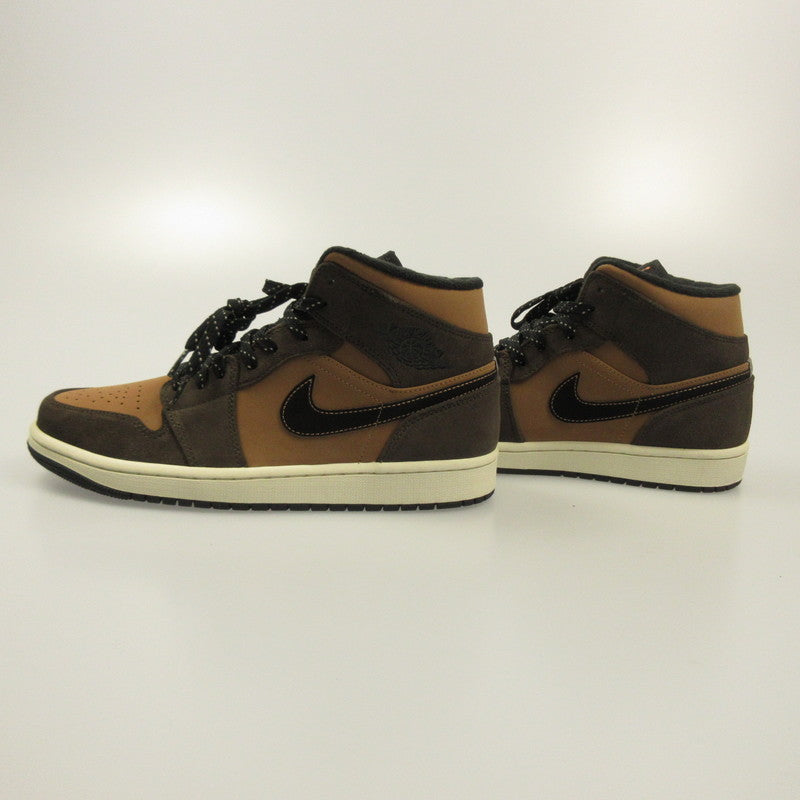 NIKE | Nike AIR JORDAN 1 MID SE DARK CHOCOLATE Sneakers DC7294-200 Brown 27.5cm