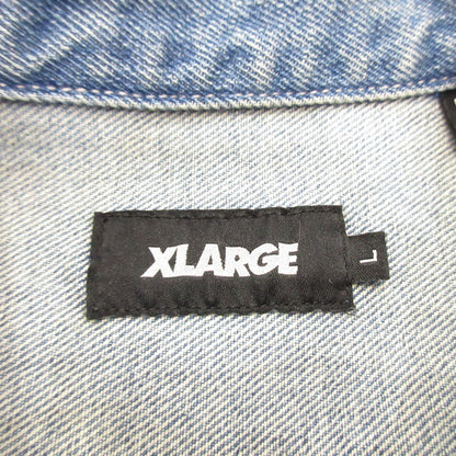 X-LARGE | X-LARGE DENIM JACKET Denim 101233021011 Light Blue Size: L