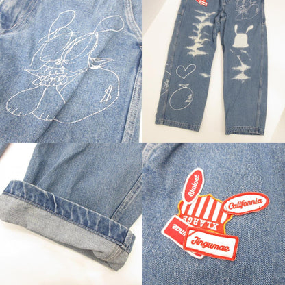 Used] X-LARGE | Easy Denim Pants 101233031025 Light Blue Size: M