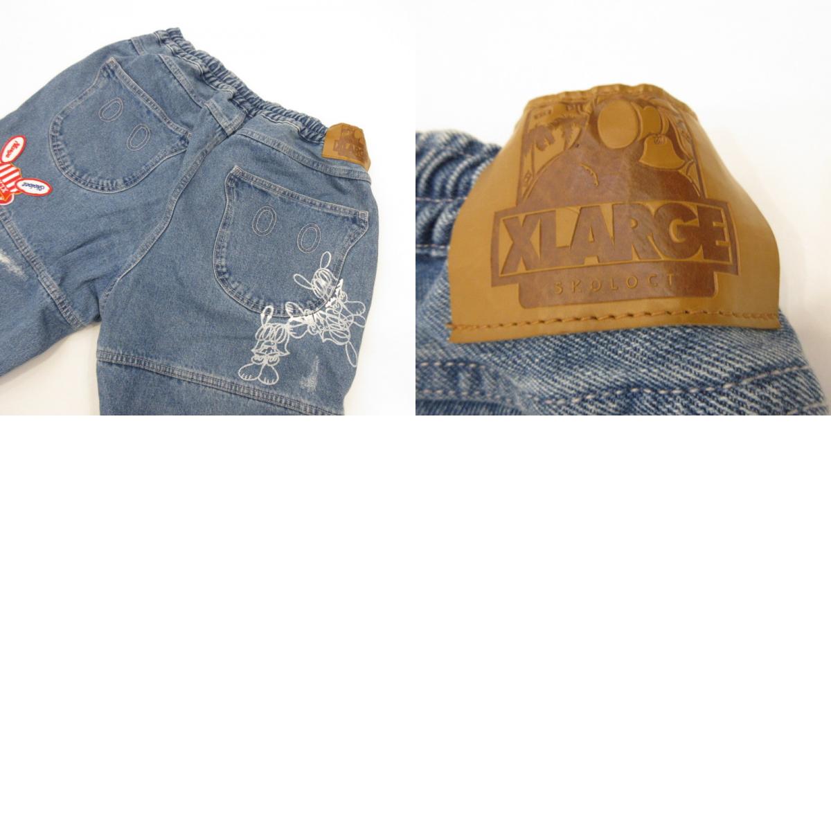 Used] X-LARGE | Easy Denim Pants 101233031025 Light Blue Size: M