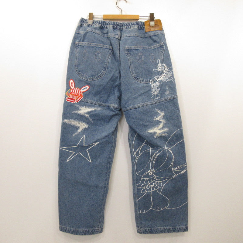 Used] X-LARGE | Easy Denim Pants 101233031025 Light Blue Size: M