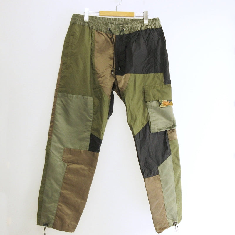 DENHAM | Denham Nylon Patchwork Cargo Pants 29191-3-10992 Multi-color Size: XL