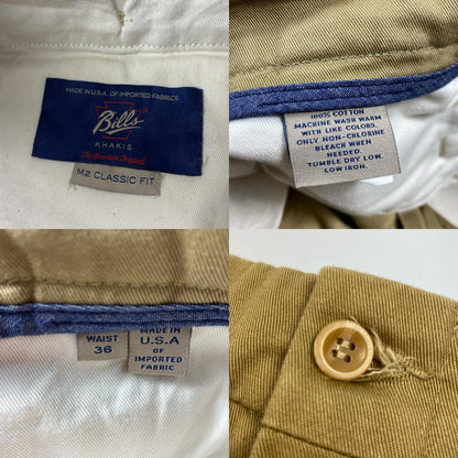 BILLS KHAKIS | ビルズカーキ M2 チノパンツ サイズ：W36 ブラウン【姫路東店】