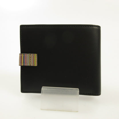 Paul Smith | Paul Smith Signature Stripe Tab Bi-Fold Wallet 553409 P060 Black