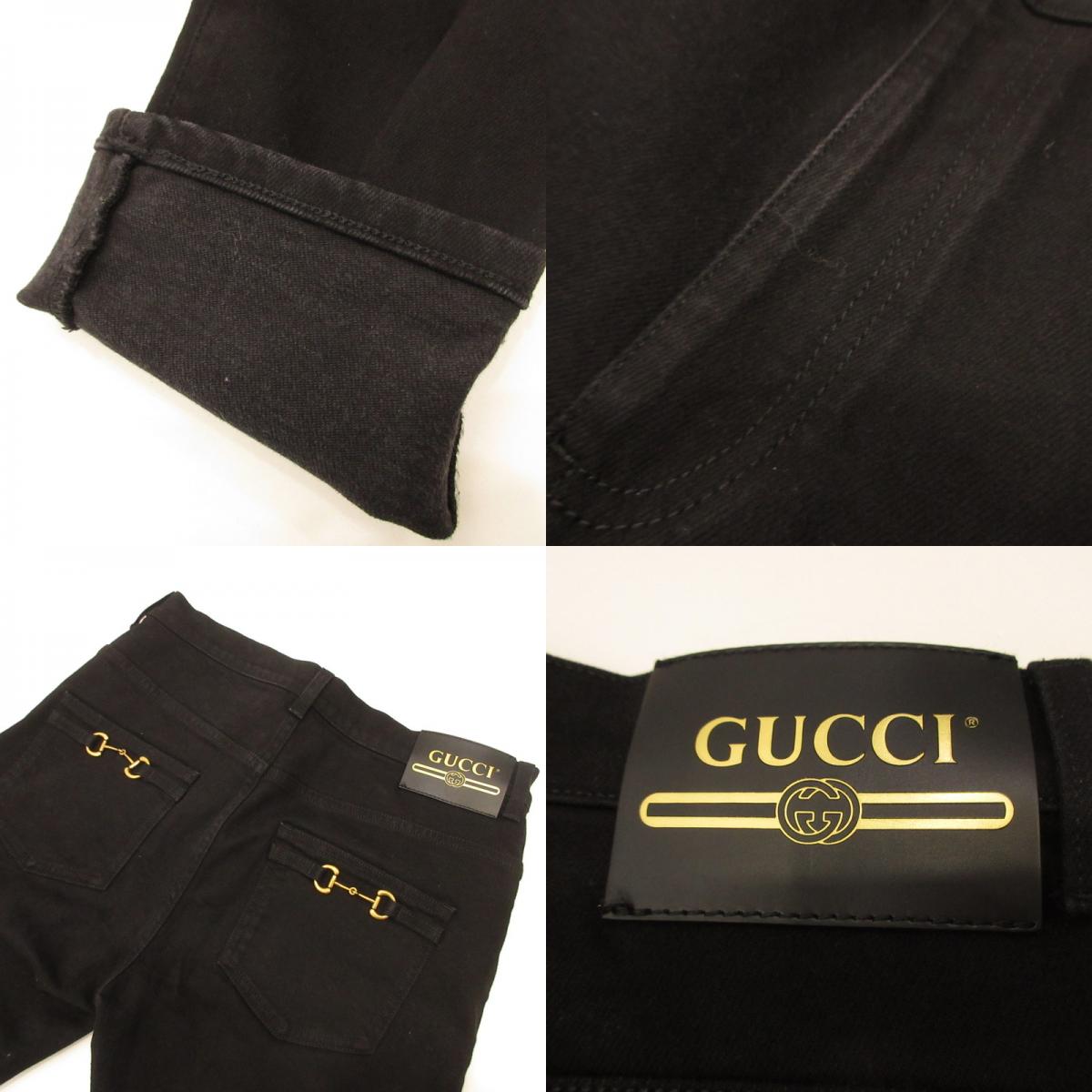 GUCCI | Gucci Horsebit Jeans Denim Pants 691895 Authentic Black Size: 28