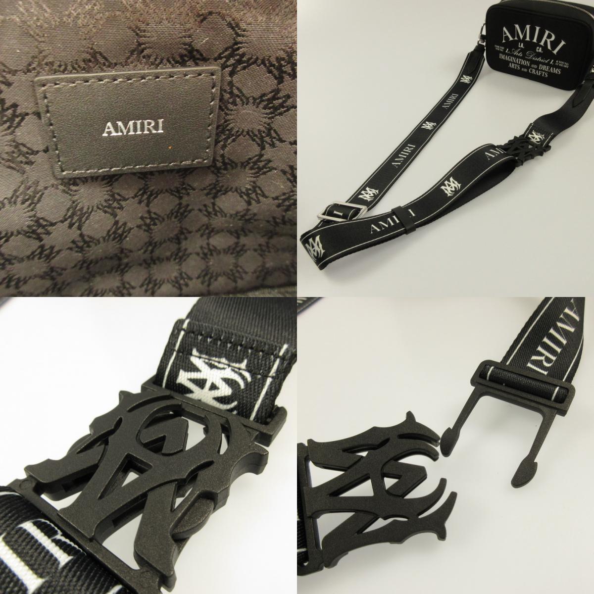 AMIRI | AMIRI ARTS DISTRICT CAMERA CASE Shoulder Bag AMBGCM1017 Black