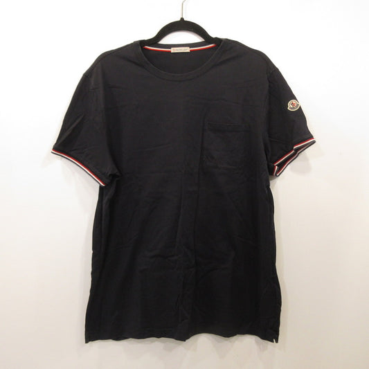 【中古】MONCLER | モンクレール MAGLIA T-SHIRT 半袖Ｔシャツ D10918019800 国内正規品 ネイビー サイズ：XL