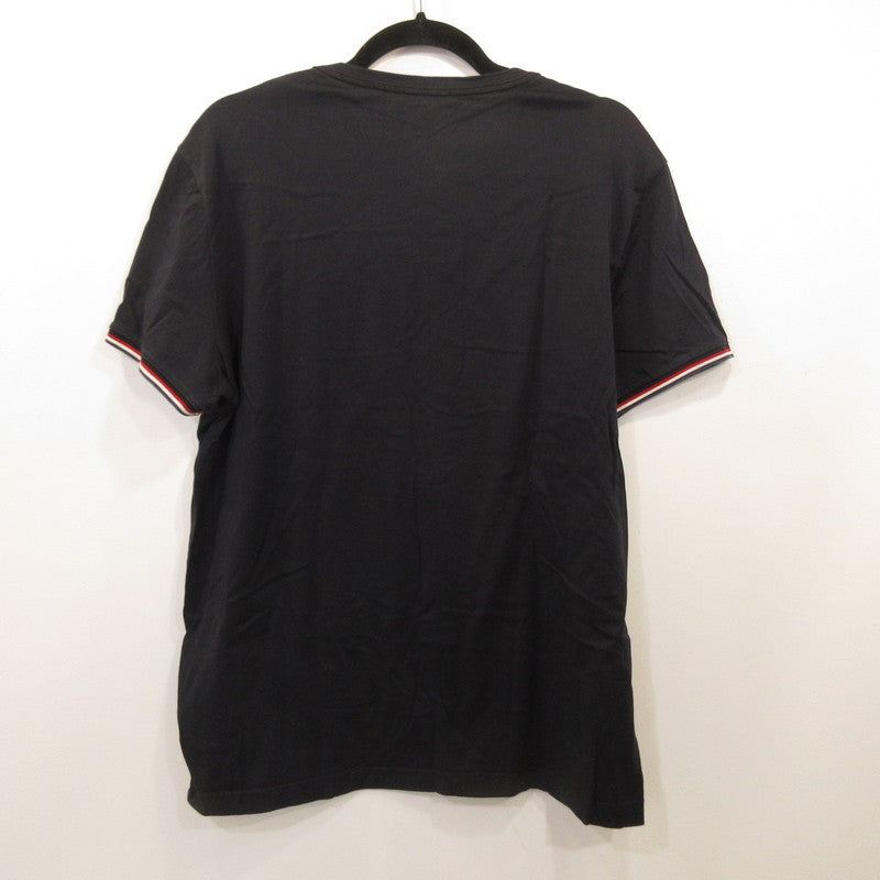 [Used] MONCLER | モンクレール MAGLIA T-SHIRT Short-sleeved T-shirt D1091800 8019800 Genuine Domestic Product Navy Size: XL