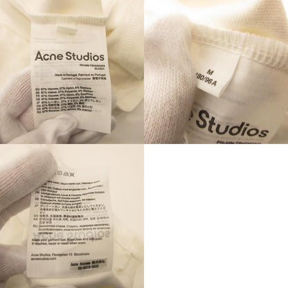 ACNE STUDIOS | ACNE STUDIOS EXTORR LOGO RIB T-SHIRTS Short Sleeve T-Shirt FN-MN-TSHI000243 Authentic White Size: M