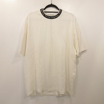ACNE STUDIOS | ACNE STUDIOS EXTORR LOGO RIB T-SHIRTS Short Sleeve T-Shirt FN-MN-TSHI000243 Authentic White Size: M