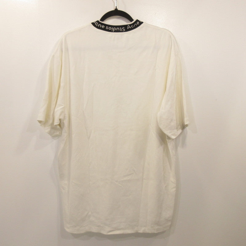 ACNE STUDIOS | ACNE STUDIOS EXTORR LOGO RIB T-SHIRTS Short Sleeve T-Shirt FN-MN-TSHI000243 Authentic White Size: M