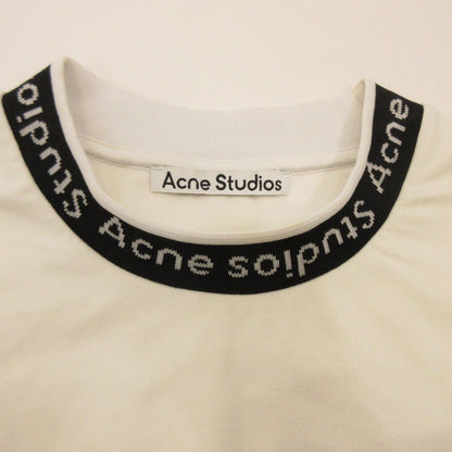 ACNE STUDIOS | ACNE STUDIOS EXTORR LOGO RIB T-SHIRTS Short Sleeve T-Shirt FN-MN-TSHI000243 Authentic White Size: M