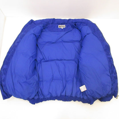 A BATHING APE | A BATHING APE TONAL SOLID CAMO PUFFER DOWN JACKET Down Jacket 001DNJ801057I Blue Size: XL