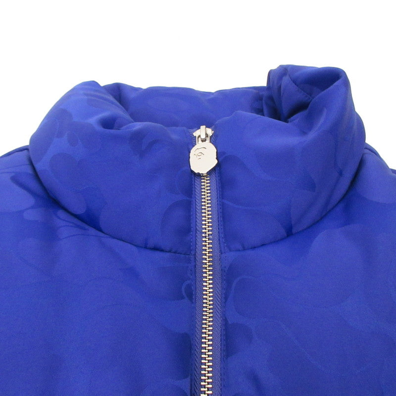 A BATHING APE | A BATHING APE TONAL SOLID CAMO PUFFER DOWN JACKET Down Jacket 001DNJ801057I Blue Size: XL