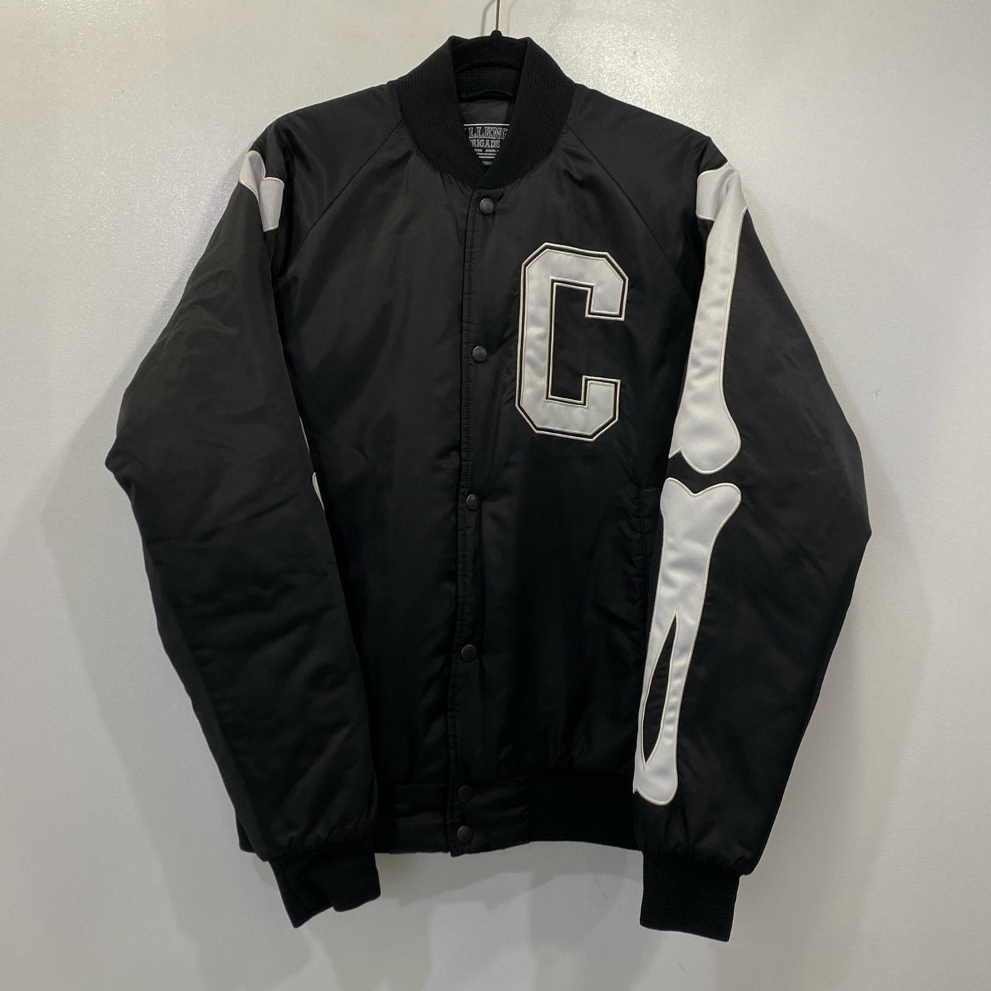 CHALLENGER | チャレンジャー NYLON BONE JACKET スタジャン ブラック サイズ：M【姫路東店】