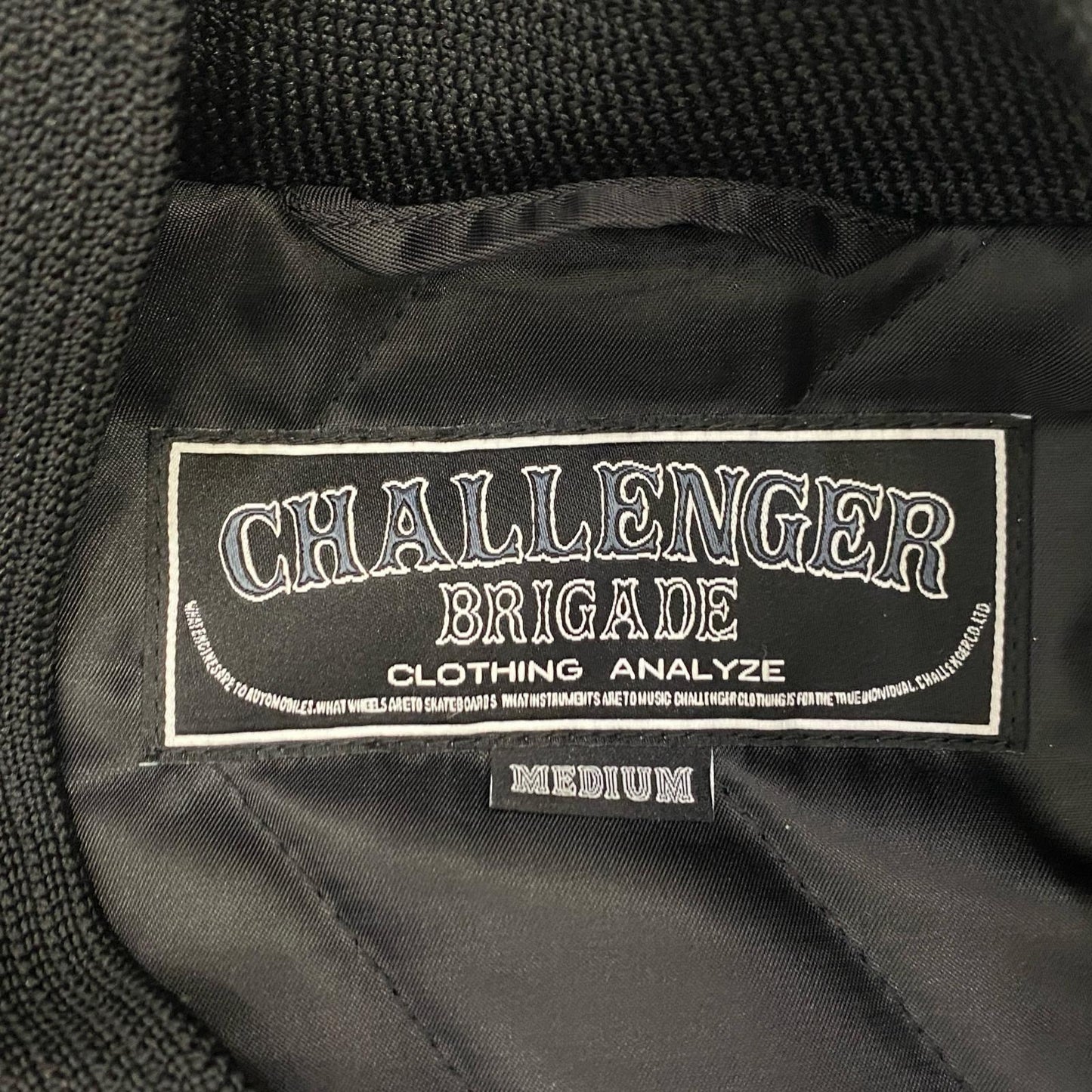 CHALLENGER | チャレンジャー NYLON BONE JACKET スタジャン ブラック サイズ：M【姫路東店】