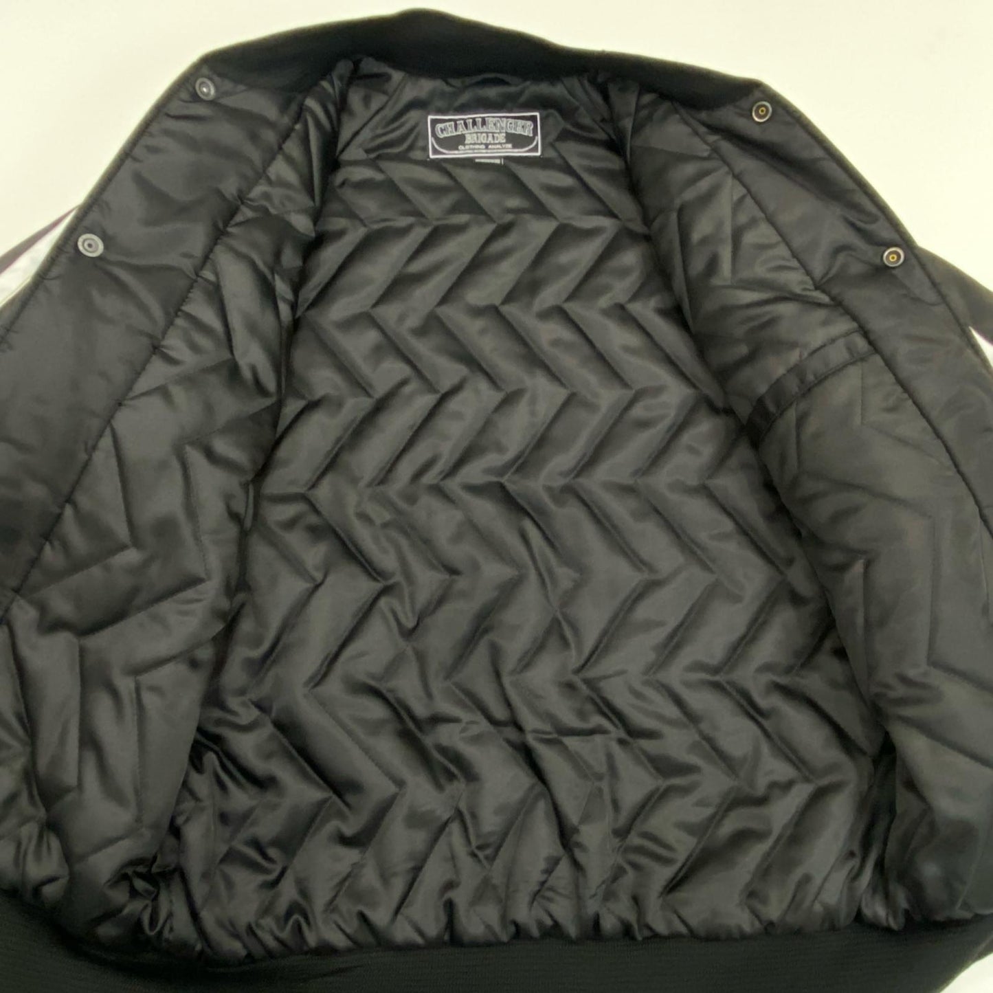 CHALLENGER | チャレンジャー NYLON BONE JACKET スタジャン ブラック サイズ：M【姫路東店】