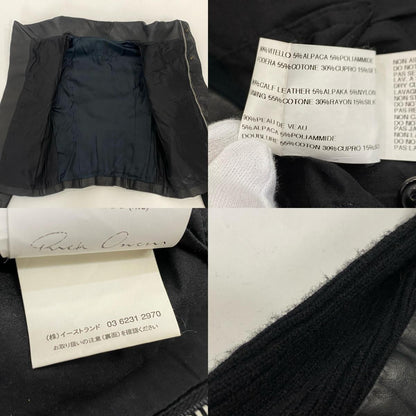 Rick Owens | リックオウエンス レザー レザージャケット ブラック サイズ：40【姫路東店】