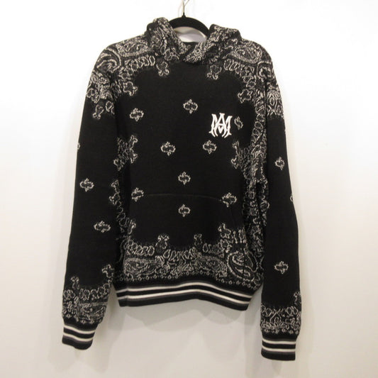 【中古】AMIRI | アミリ B-Ball Hoodie パーカー ブラック サイズ：L