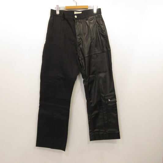 Jieda | ジエダ SWTING CARGO DENIM PANTS カーゴパンツ Jie-22S-PT11 合皮 ブラック サイズ：1