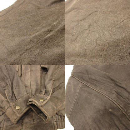[Used] G-I AUTHENTIC BOMBER Leather Brown Size: M