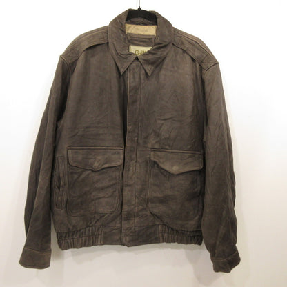 [Used] G-I AUTHENTIC BOMBER Leather Brown Size: M