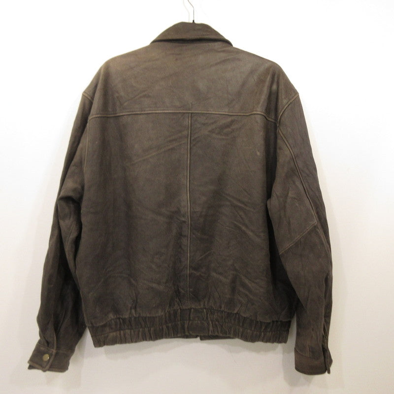 [Used] G-I AUTHENTIC BOMBER Leather Brown Size: M