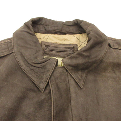 [Used] G-I AUTHENTIC BOMBER Leather Brown Size: M