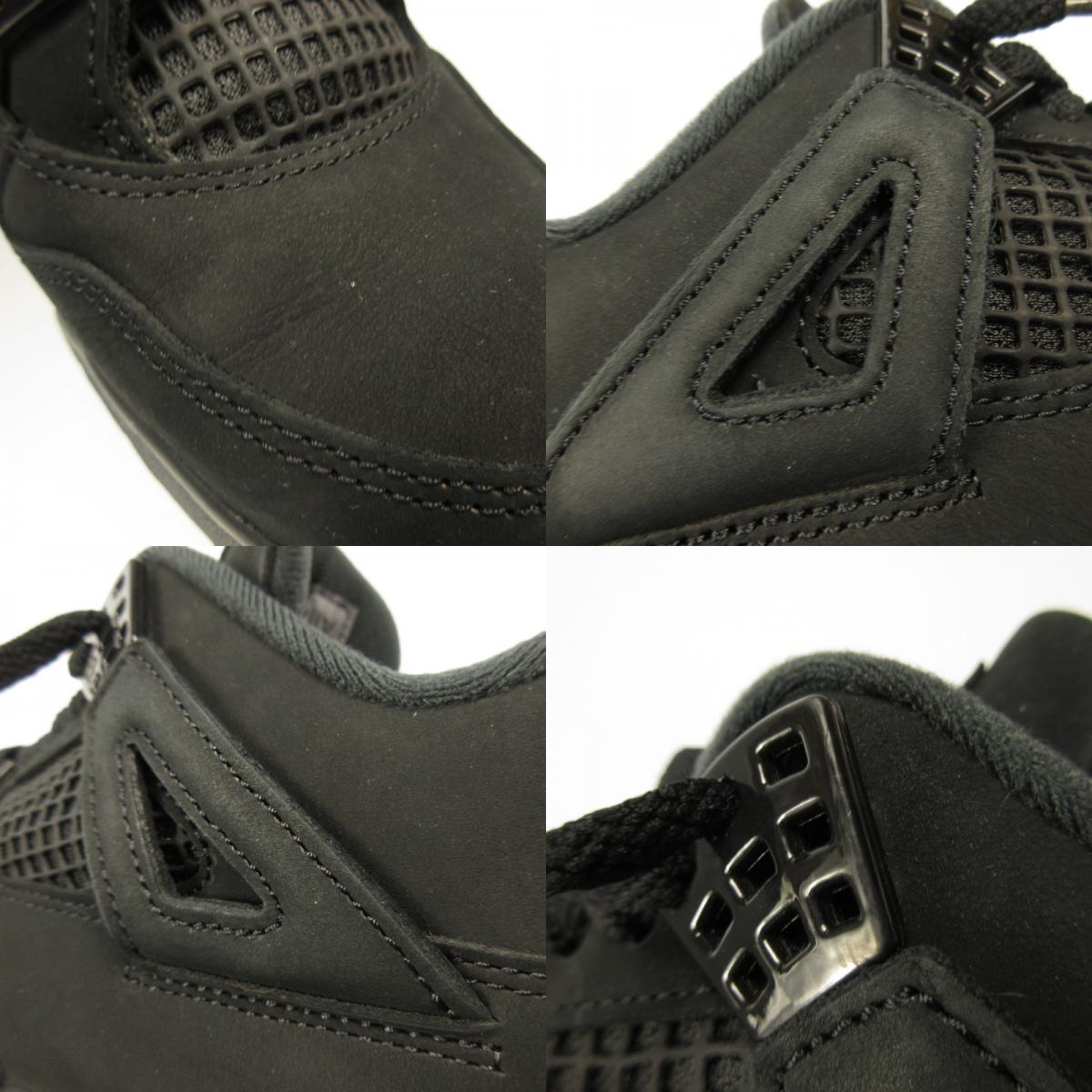 [Used] NIKE | Nike AIR JORDAN 4 BLACK CAT Sneakers FV5029-010 Black 27.5cm