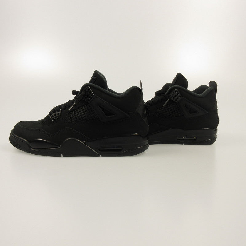 [Used] NIKE | Nike AIR JORDAN 4 BLACK CAT Sneakers FV5029-010 Black 27.5cm
