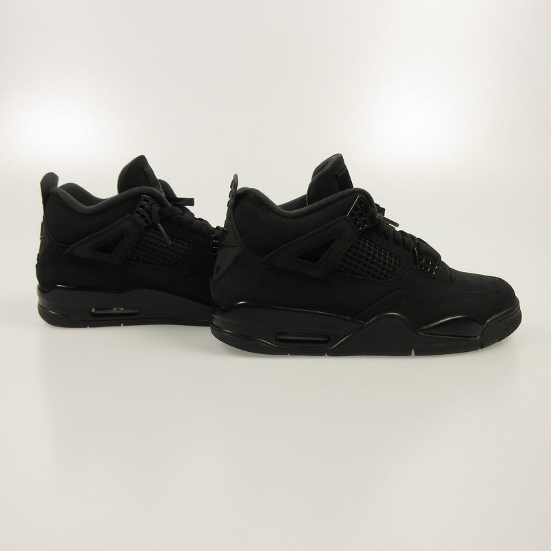 [Used] NIKE | Nike AIR JORDAN 4 BLACK CAT Sneakers FV5029-010 Black 27.5cm