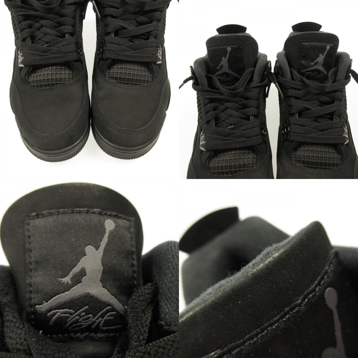[Used] NIKE | Nike AIR JORDAN 4 BLACK CAT Sneakers FV5029-010 Black 27.5cm