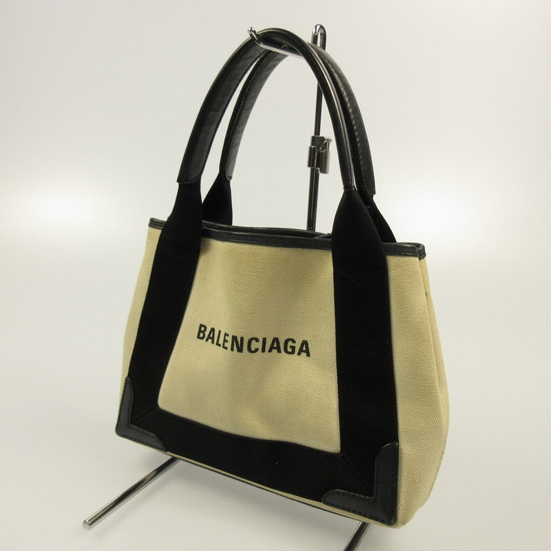 BALENCIAGA | Balenciaga Navy Cabas XS Tote Bag 390346