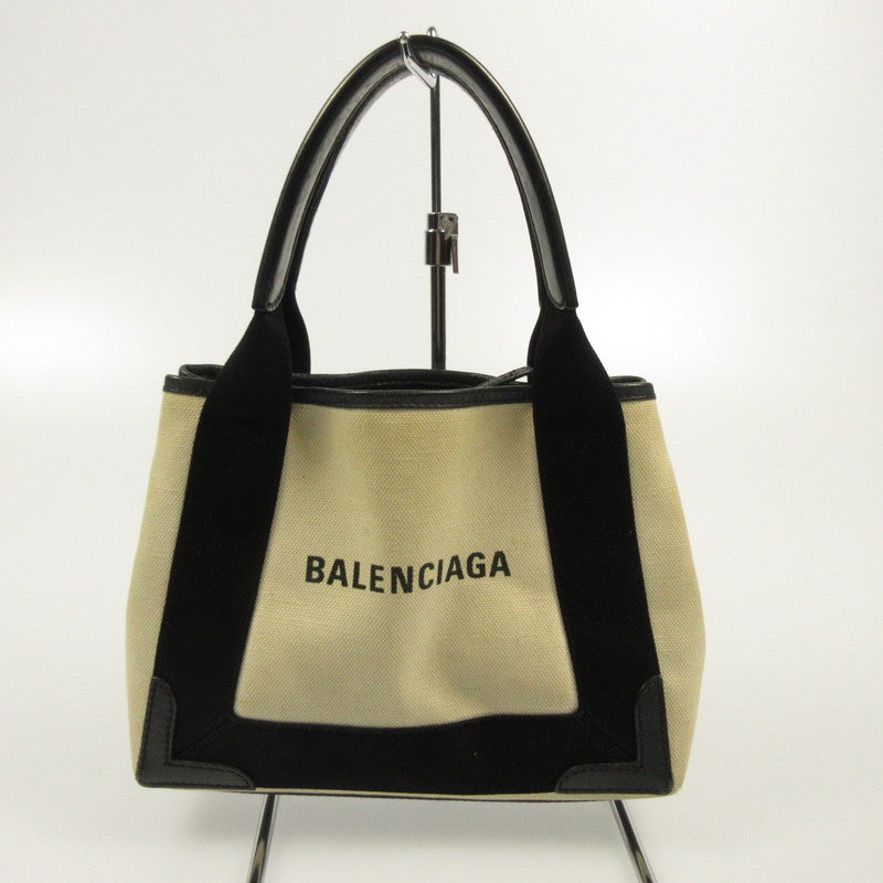 BALENCIAGA | Balenciaga Navy Cabas XS Tote Bag 390346