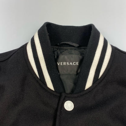 VERSACE | Versace varsity jacket 1012284 1A0864 Black Size: 48