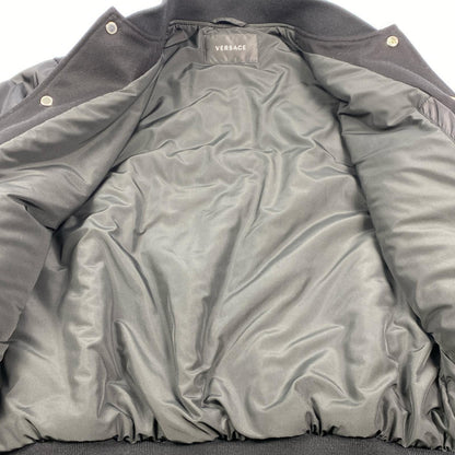 VERSACE | Versace varsity jacket 1012284 1A0864 Black Size: 48