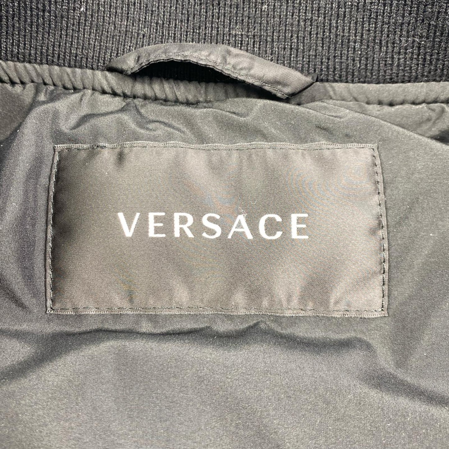 VERSACE | Versace varsity jacket 1012284 1A0864 Black Size: 48