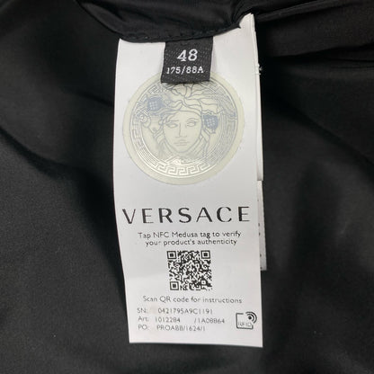 VERSACE | Versace varsity jacket 1012284 1A0864 Black Size: 48