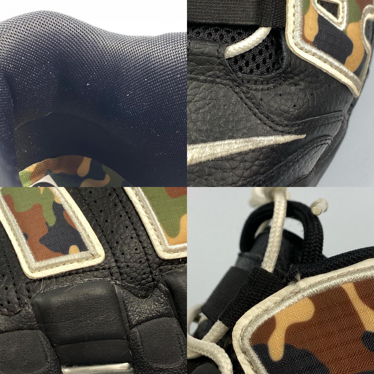 NIKE | ナイキ AIR MORE UPTEMPO 'BLACK CAMO' スニーカー CJ6122-001 29.0cm ブラック 29cm【姫路東店】