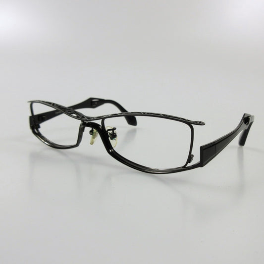 【中古】Less than human | レスザンヒューマン FANDANGO メガネ ｻｲｽﾞ:55□16 ブラック