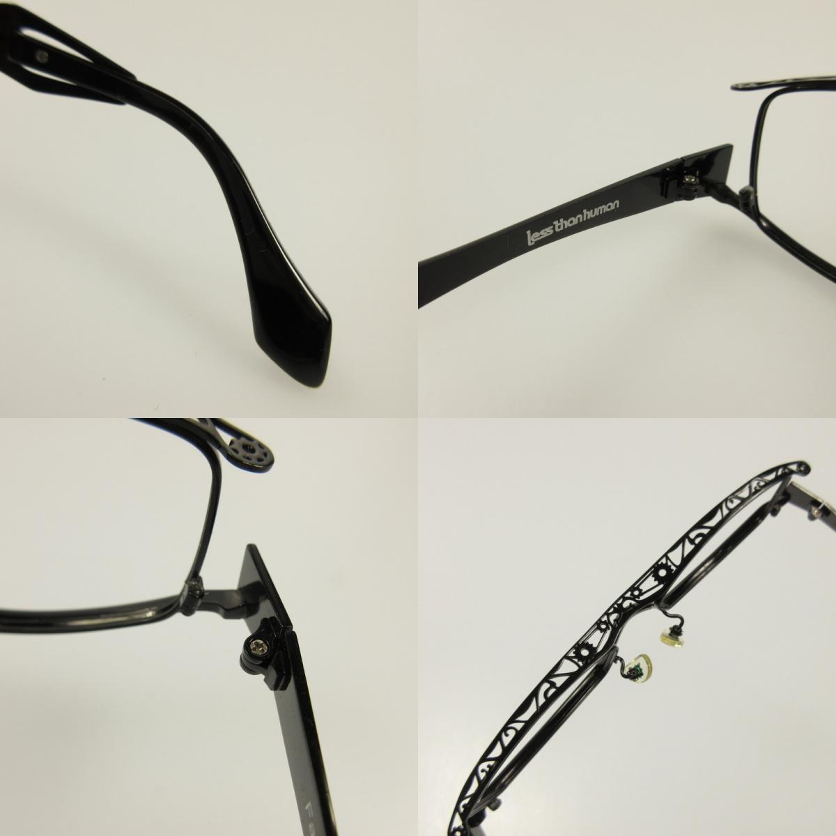[Used] Less than human | Less Than Human FANDANGO Glasses Size: 55□16 Black