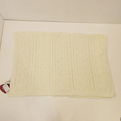 gelato pique | Gelato Pique Heart Aran Blanket Other Accessories PWGG251693 Cream